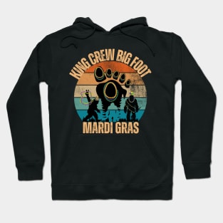 King crew big foot Mardi grase Hoodie